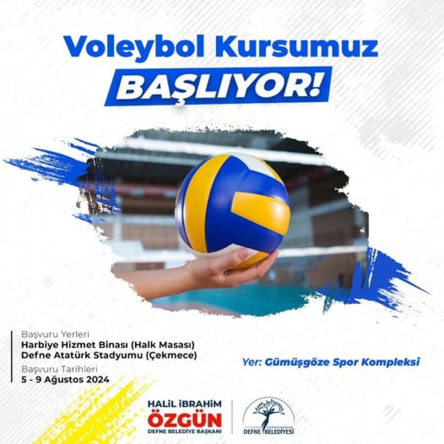 Voleybol Kursumuz Başlıyor!