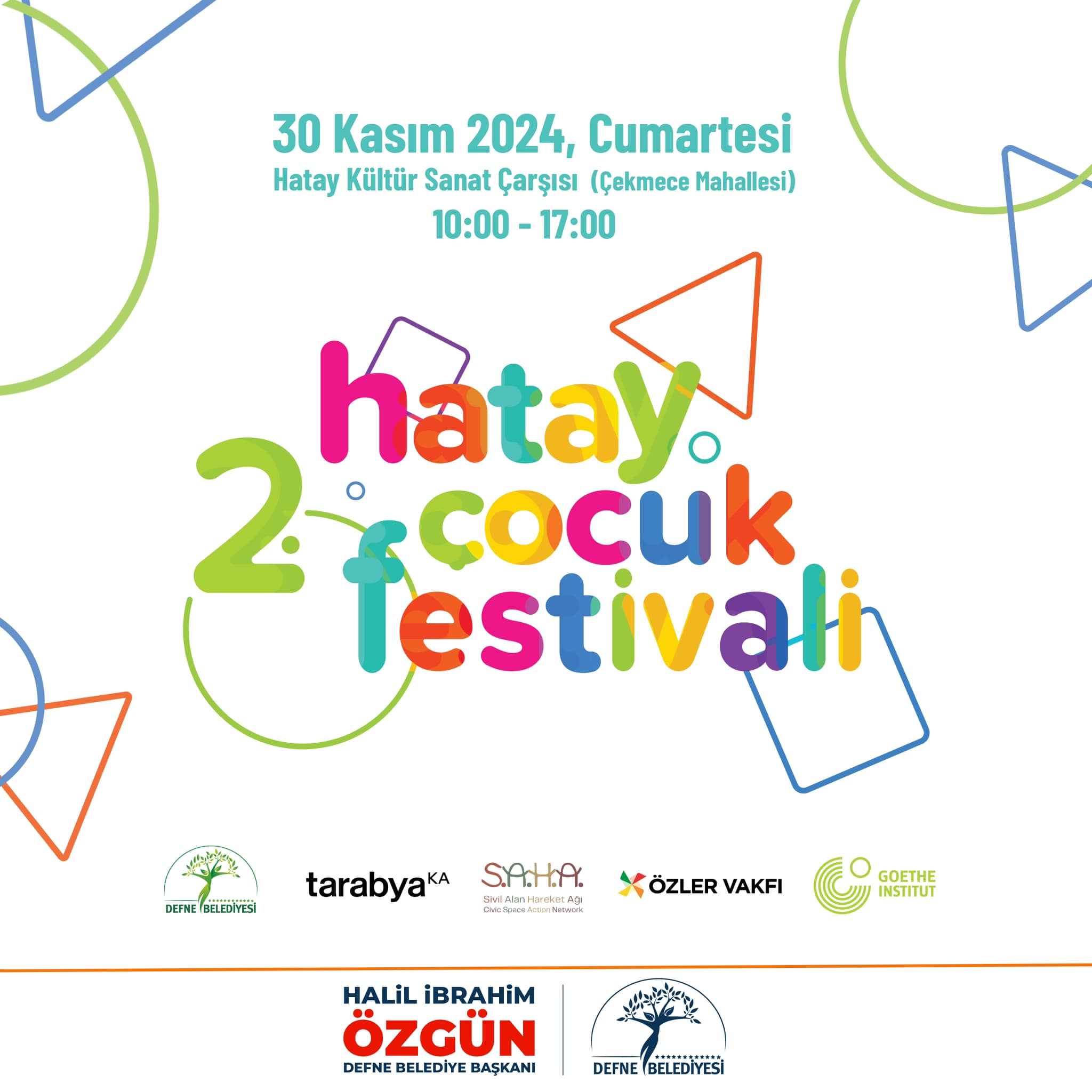 Hatay 2. Çocuk Festivali Başlıyor!